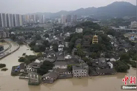 洪峰过境！重庆千年古镇磁器口被淹，已启动史上首次防汛I级应急响应图片