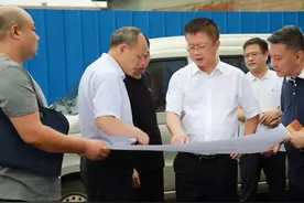 孙鹏云调研华星路重点市政公益项目图片