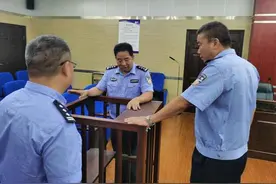 韶山法院：省高院法警总队罗福新处长督导韶山法院“六专四室”规范建设工作图片