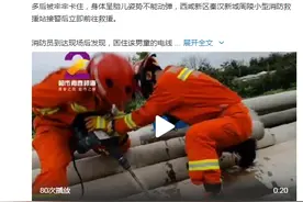 男童被卡水泥管道内 消防员“剪”开钢筋水泥营救图片