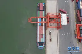 合肥港恢复正常作业图片