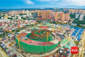 东方市文化广场项目施工有序推进图片