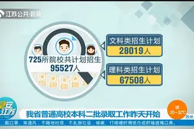 考生关注！江苏省普通高校本科二批录取工作8月21日开始