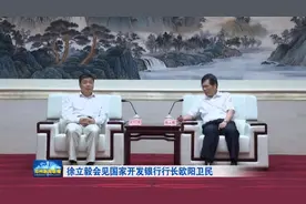徐立毅会见国家开发银行行长欧阳卫民图片
