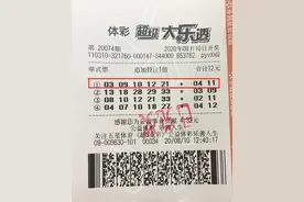 「体彩资讯」闵行80岁老翁12元单式追加票擒下体彩大乐透1483万图片