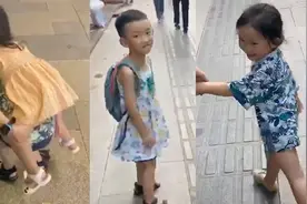 为家付出太多！6岁哥哥为妹妹穿上连衣裙遭嘲笑 妈妈：对不起他图片