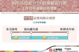好消息！上海地铁17号线、12号线将高峰增能图片