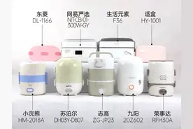 9款电热饭盒对比测评：适盒不达标，网易严选、生活元素等7款材质可能有风险图片