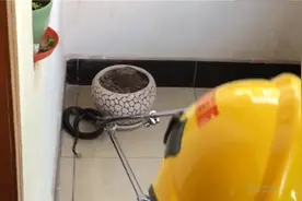刚睡醒就看到家里有条蛇！别墅主人吓坏了，消防：这是一条剧毒的眼镜蛇图片