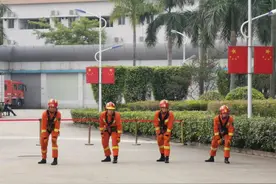 热血燃爆竞技场——河源市消防救援支队圆满完成全省特勤业务和装备技能比武工作图片