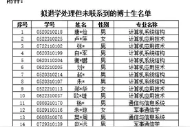 超最长学习年限 西安电子科技大学拟对33名博士作退学处理图片