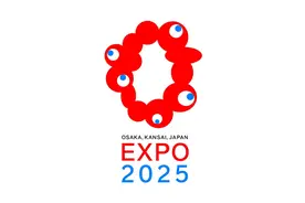 2025年大阪世博会会徽公布 网友吐槽上热搜 历届世博会会徽都长啥样？图片