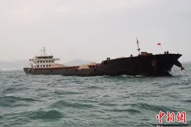 福州海警局查获一起非法采矿案 查扣涉案海砂约10000吨图片