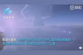 人类史上最大核弹试爆画面首曝光，产生的火球约1000公里外都能看到图片