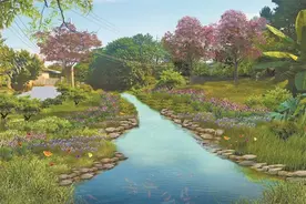 即将完成蜕变！南宁这条河道上游将建5万多平方米的景观公园图片