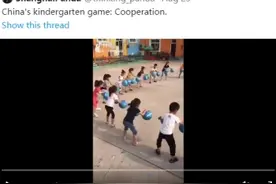 10秒视频引三千万外国网友围观 中国幼儿园小朋友这项技能火了图片