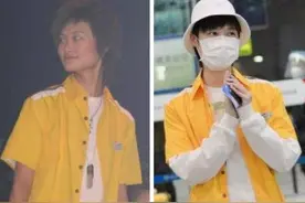 李宇春出道十五周年纪念日，穿当年比赛衣衫现身机场图片