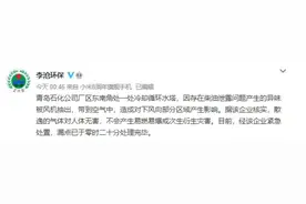 山东青岛市民反映闻到不明异味 环保部门回应系石化公司柴油泄漏图片