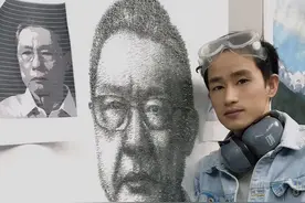 广东中山老师用钉子画钟南山获赞！7万颗钉子画大象再上热搜图片