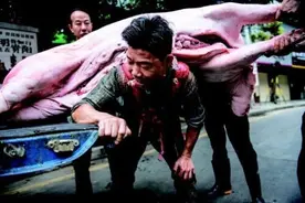 最后的“背猪工”：十七年背十万头猪 养活一家七口图片