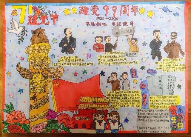 祝贺！“红领巾心向党”手抄报优秀作品征集活动获奖作品揭晓