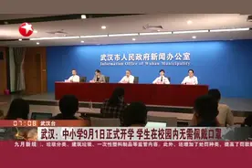 武汉：中小学9月1日正式开学  学生在校园内无需佩戴口罩视频封面