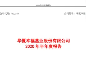 半年净利仅为对赌协议要求1/3，华夏幸福悬顶之剑能摘下吗图片