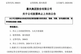6万股东无眠！“昔日妖股之王”造福神话退场，曾创A股涨停记录图片