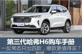 一反常态只出四款，第三代哈弗H6该怎么选？图片