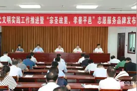 临沂平邑：“宗圣故里 孝善平邑”新时代文明实践志愿服务品牌正式启动图片