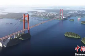 广西最大跨海大桥龙门大桥动工 北钦防将形成一小时通勤圈图片