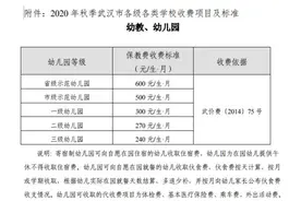 重磅！武汉各类学校秋季收费标准定了，这几项免费图片