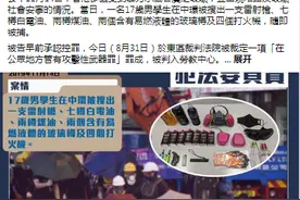 涉嫌持有激光枪等攻击性武器，香港17岁男子被判入劳教中心图片