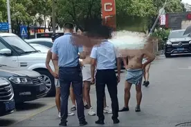 业绩不如人，按约街头裸奔！长沙5名男子已被行政拘留图片