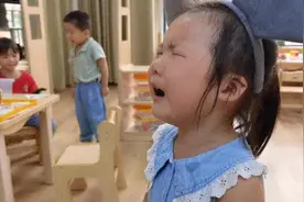 幼儿园开学第一天，宣城上演“嚎门盛宴”图片