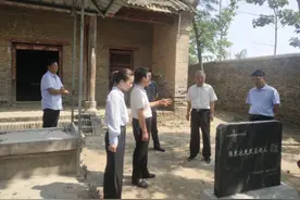 河南省老区建设促进会考察豫东农民起义红色革命旧址图片