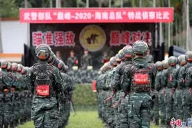 武警海南总队举行“巅峰－2020”特战侦察比武「组图」图片