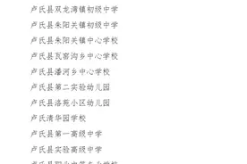 卢氏县2020年教师节拟表彰先进集体和先进个人公示，快看看，有你身边认识的他（她）图片
