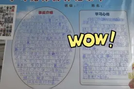 小学生可擦笔写作业开学前字迹消失：字已经冻回来了，但要交的不是那份作业图片