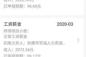 工资不到5000元仍被扣税，安康高新税务：企业操作有误图片