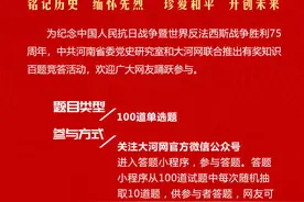 铭记历史 缅怀先烈 纪念抗战胜利75周年有奖百题竞答上线图片