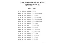 乡村学校从教20年以上！这499位乡村教师获表彰图片