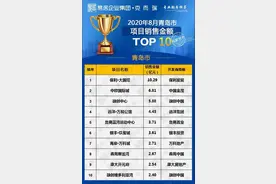 8月份青岛哪个地产项目卖得火 从成交榜单看一目了然图片
