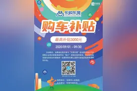 【乐购东莞】不限户籍！不限车牌！在东莞购车最高可享3000元现金补贴！图片