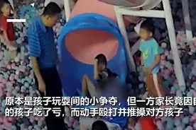 男童抢伙伴玩具遭对方家长殴打，打人者已被行拘图片