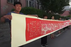 88秒｜耗时一年用坏70个刀片 济南一绿化工人剪出10米《清明上河图》图片