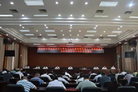 德保县召开扫黑除恶专项斗争百日会战冲刺部署会图片