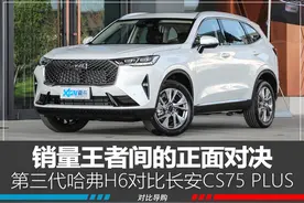 第三代哈弗H6对比长安CS75 PLUS 销量王者间的正面对决图片