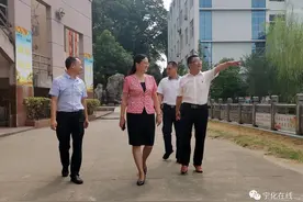 宁化县领导调研教育工作图片