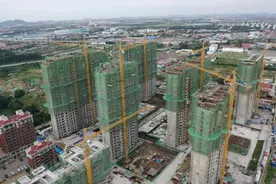 青岛城阳区北万社区棚户区改造项目封顶图片